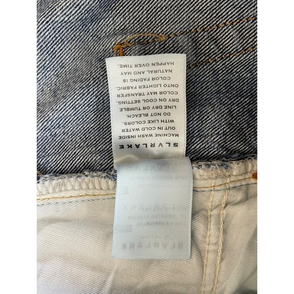 SLVRLAKE Light Blue Straight Leg Jeans - Picture 11 of 12